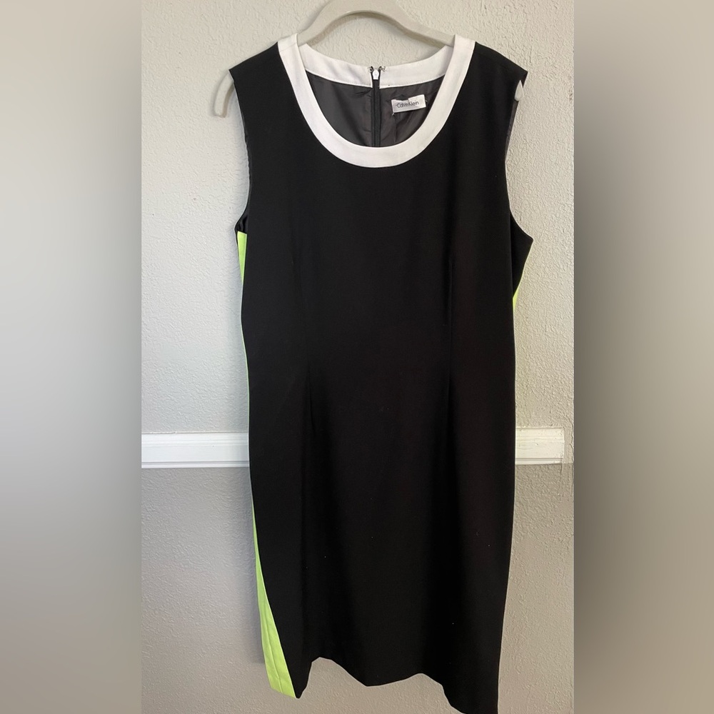 Calvin Klein Black Sheath Dress